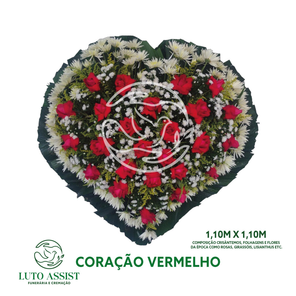 Coroa Coração Vermelho